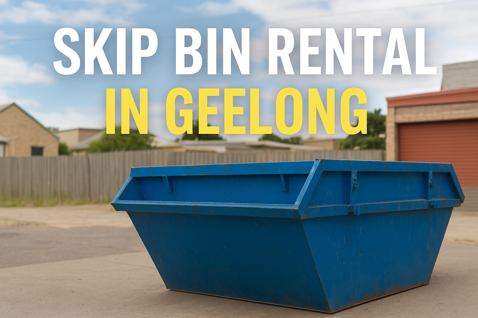 Skip Bin Rental in Geelong