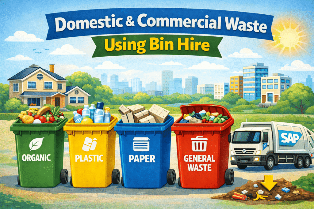 Recycling Tips for Domestic & Commercial Waste Using Bin Hire