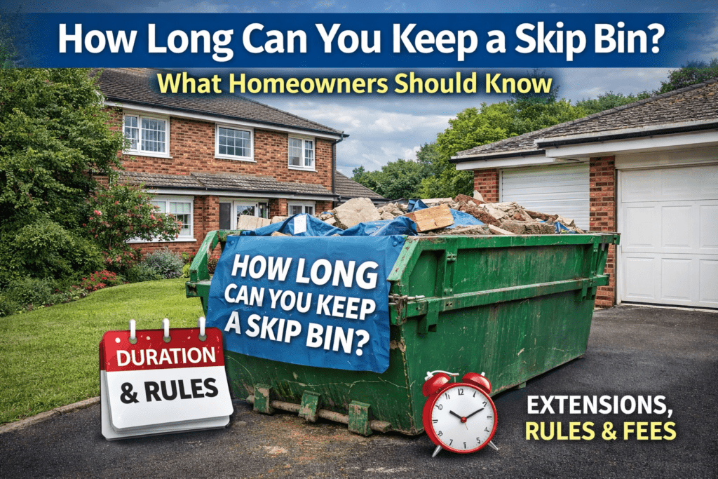How Long Can You Keep a Skip Bin? What Homeowners Should Know