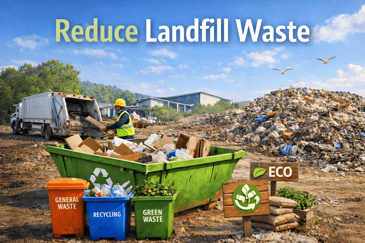 How Will Skip Bin Hire Reduce Landfill Waste
