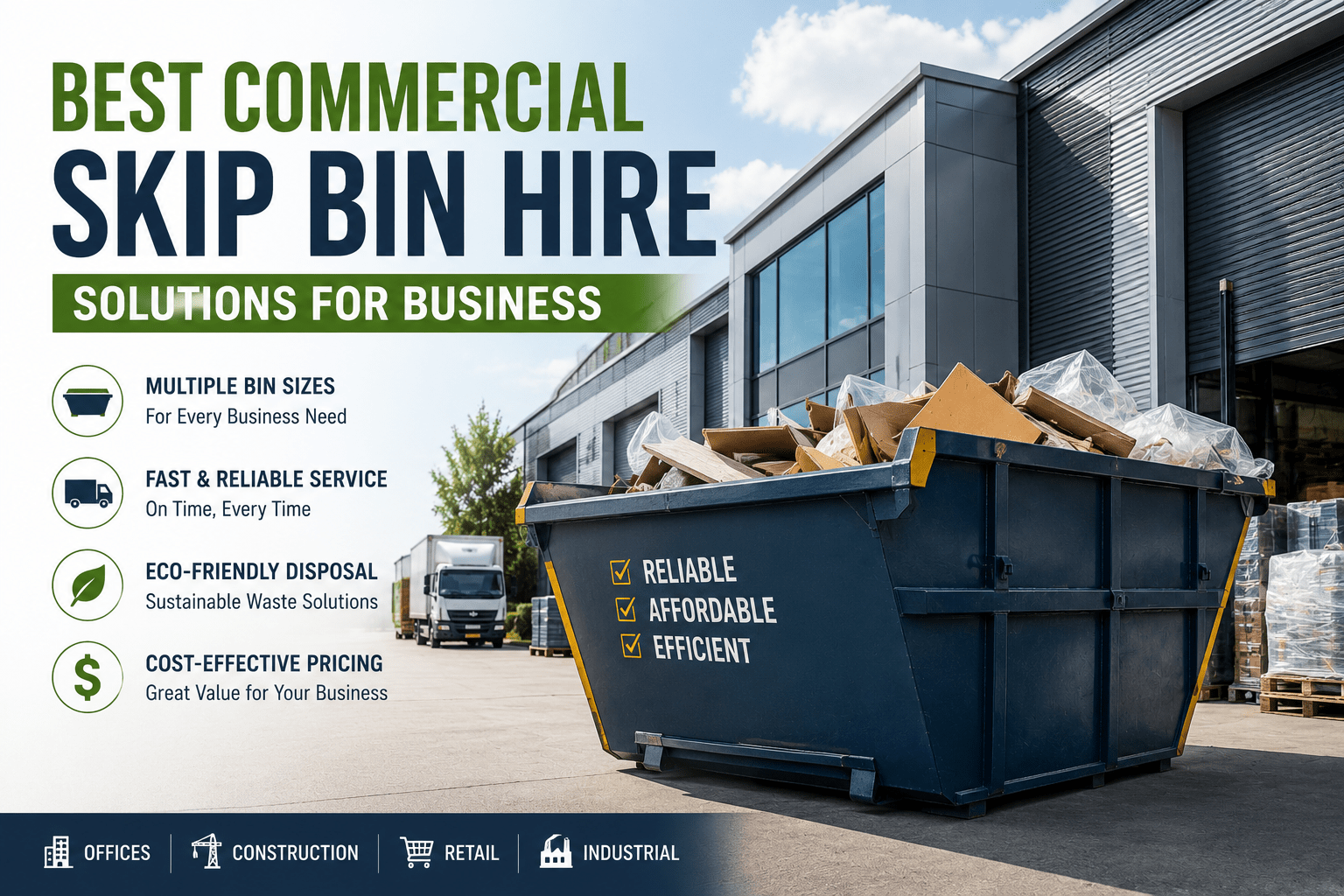 Best Commercial Skip Bin Hire Solutions for Business