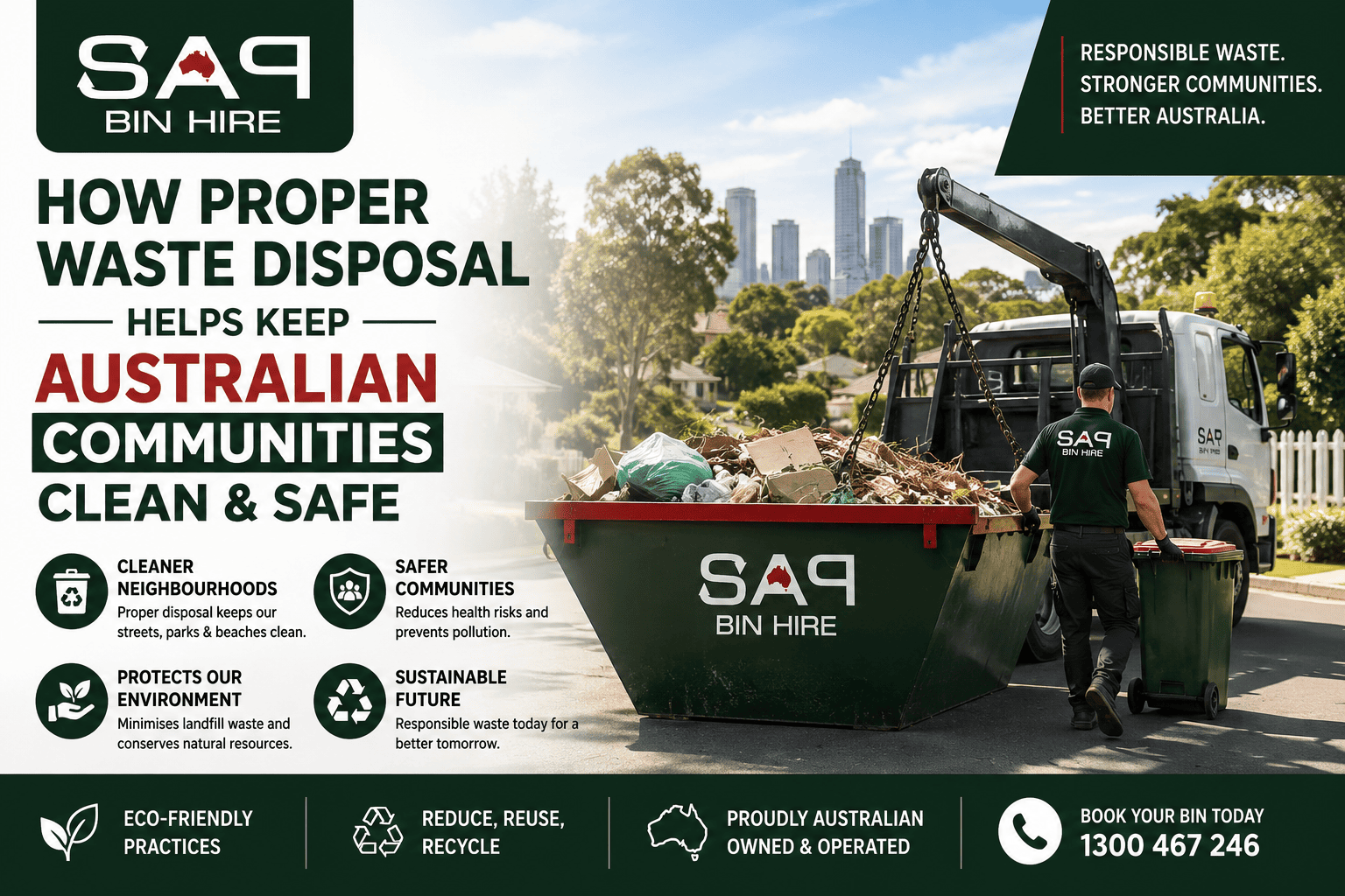 How Proper Waste Disposal Helps Keep Australian Communities Clean & Safe