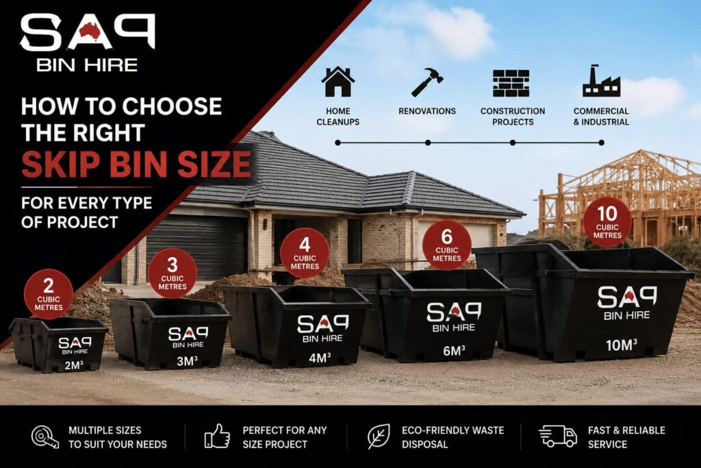 How to Choose the Right Skip Bin Size for Every Type of Project