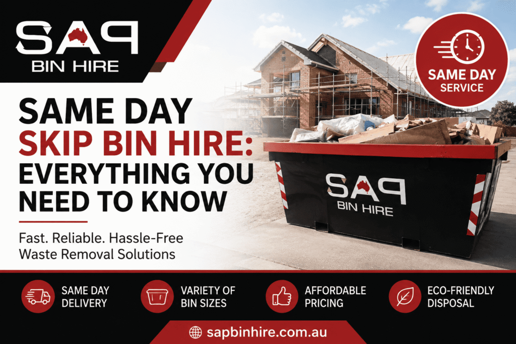 Same Day Skip Bin Hire: Everything You Need to Know