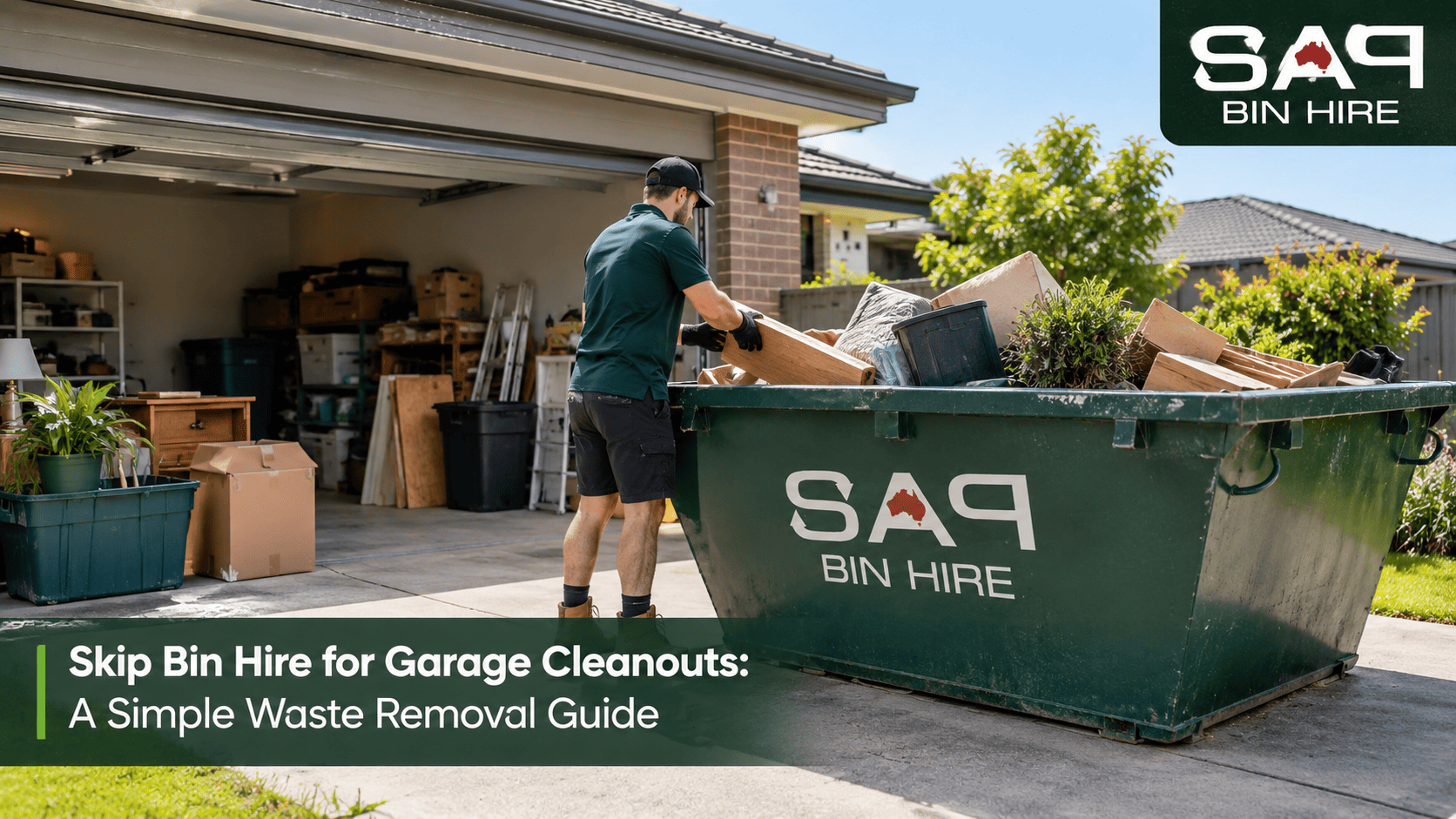 Skip Bin Hire for Garage Cleanouts: A Simple Waste Removal Guide